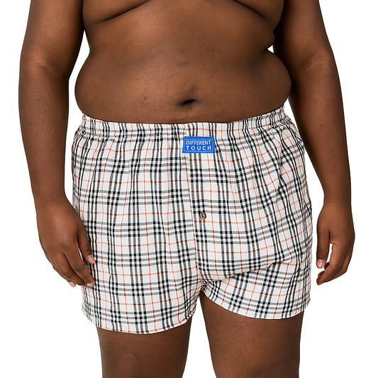 Men's 100% Boxer Shorts Underwear in S-6XL Sizes - Explore the Big and Tall Collection | Three-Pack Different Touch