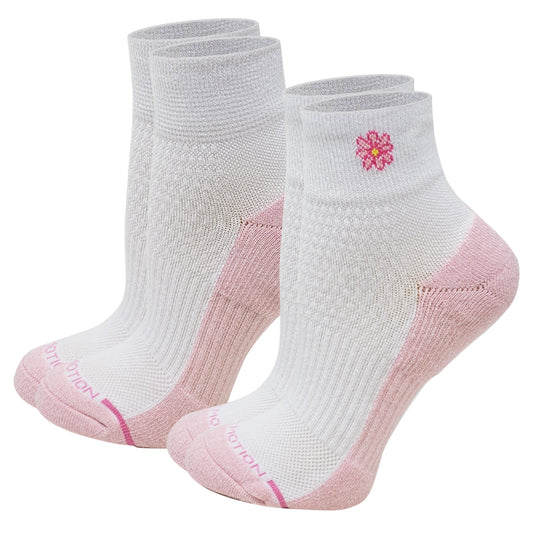 Quarter Compression Socks | Daisy | Dr. Motion (2 Pack)