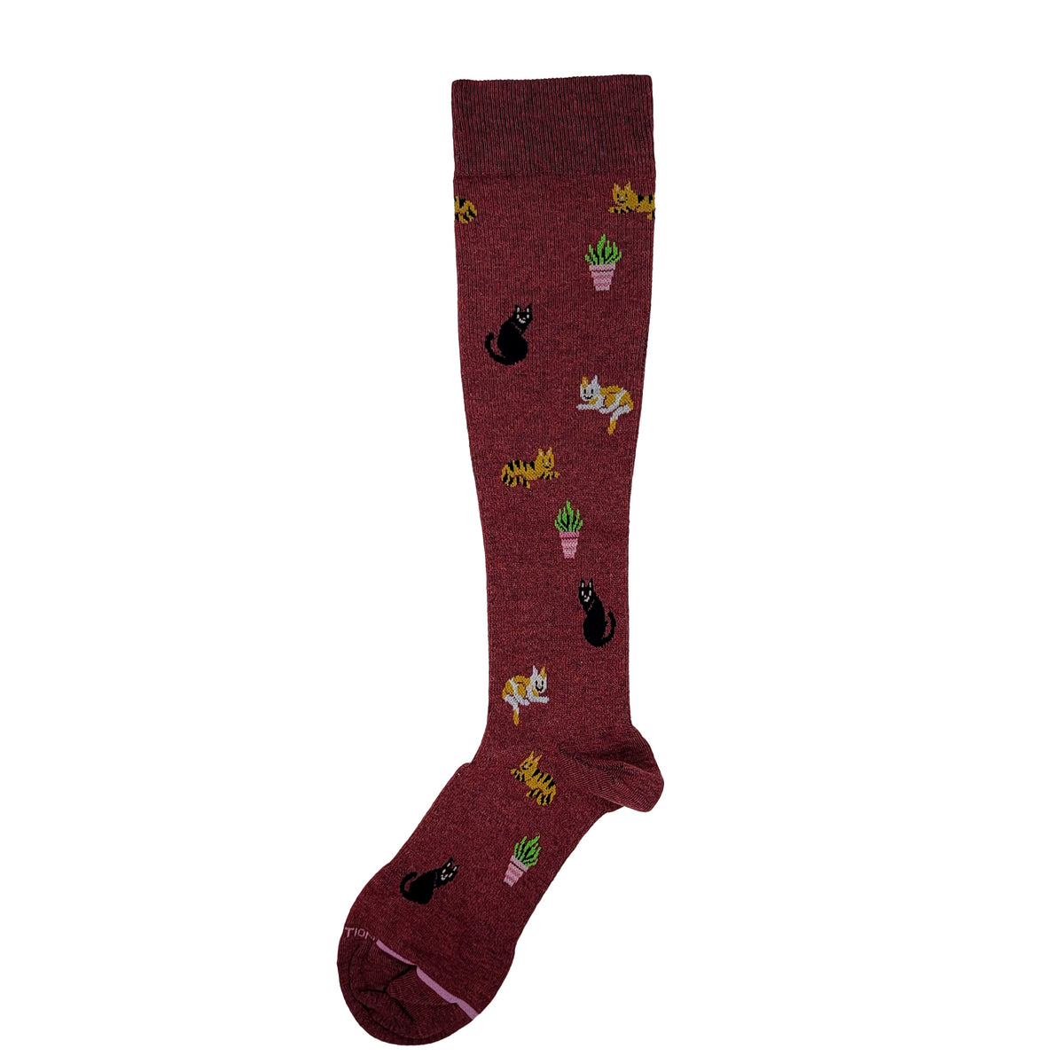 Knee High Compression Socks | Cozy Cats Dr. Motion | Women (1 Pair)