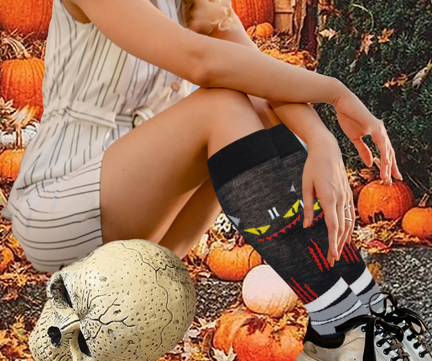 Women's Knee High Socks | Halloween