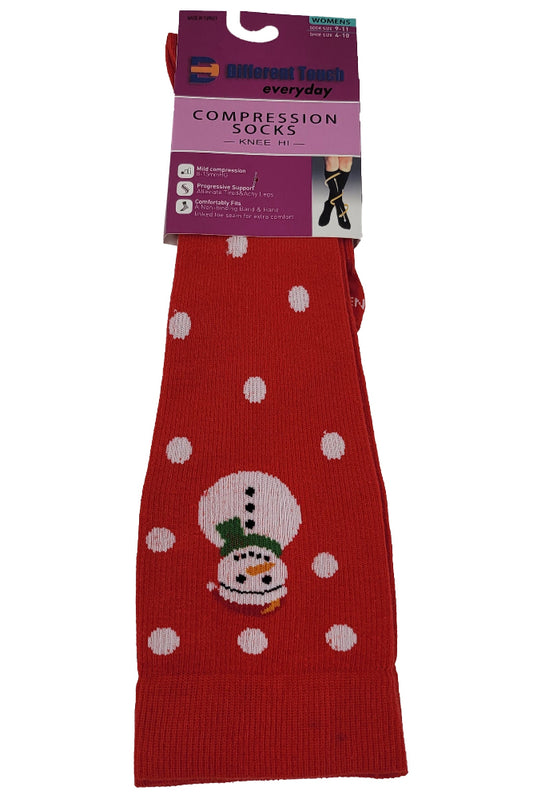Christmas compression socks