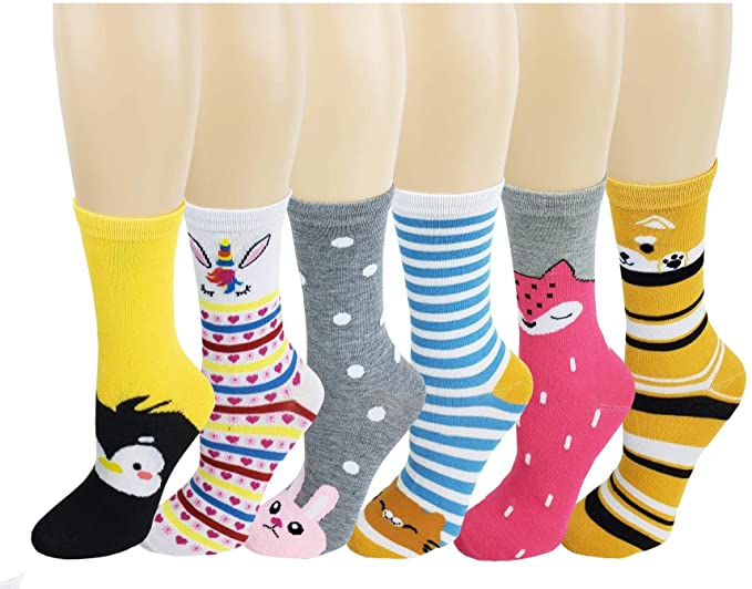 Women Novelty Crew Socks
