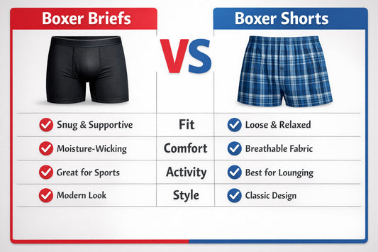 Quick Comparison: Boxer Briefs vs Boxer Shorts