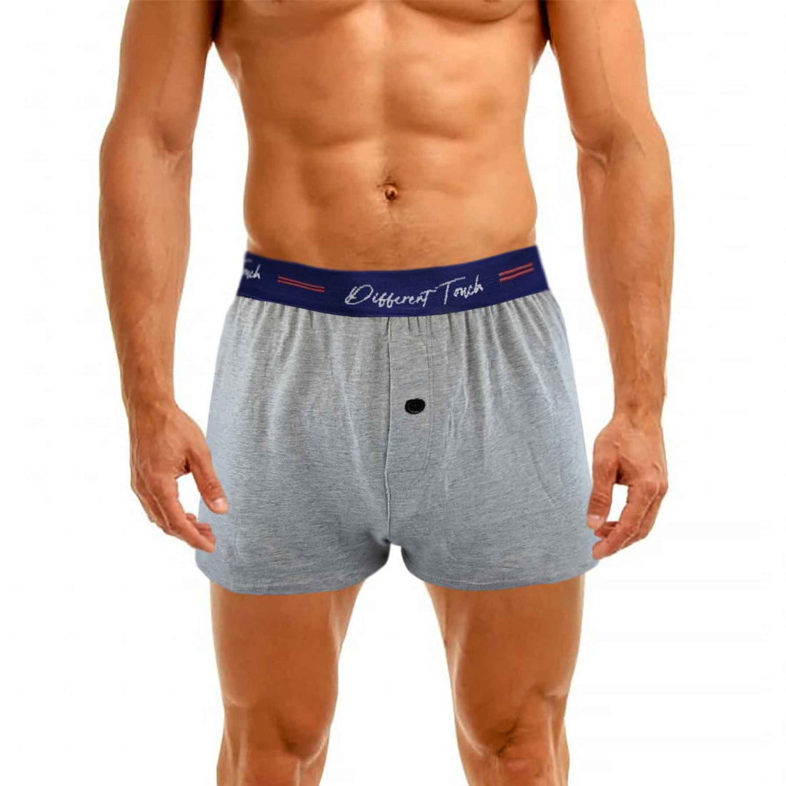 A Men wearing different touch Underwear
