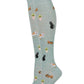 Knee High Compression Socks | Cozy Cats Dr. Motion | Women (1 Pair)