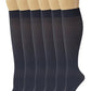 Knee-High Trouser Socks | Opaque Assorted | Sumona Womens (12 Pairs)