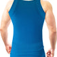 Square Cut G-unit Tank Top| Muscle Rib Basic Color A-Shirts | Men's