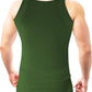 Square Cut G-unit Tank Top| Muscle Rib Basic Color A-Shirts | Men's