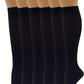 Knee High Trouser Socks | Different Touch Women's Opaque (6 Pairs)