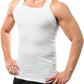 Square Cut G-unit Tank Top| Muscle Rib Basic Color A-Shirts | Men's