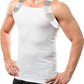 Square Cut G-unit Tank Top| Muscle Rib Basic Color A-Shirts | Men's