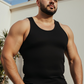 Sleeveless Cotton Ribbed Men's Tank Top (4 Pack)