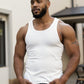 Sleeveless Cotton Ribbed Men's Tank Top (4 Pack)
