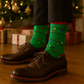 Men’s Dress Socks | Colorful Christmas Pattern Designs | 12-Pair