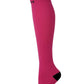 Knee-High Compression Socks | Solid Colors Nylon Sports | Unisex (1 Pair)
