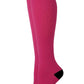 Knee-High Compression Socks | Solid Colors Nylon Sports | Unisex (1 Pair)
