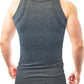 Square Cut G-unit Tank Top| Muscle Rib Basic Color A-Shirts | Men's