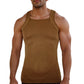 G Unit Square Cut Tank Top Brown