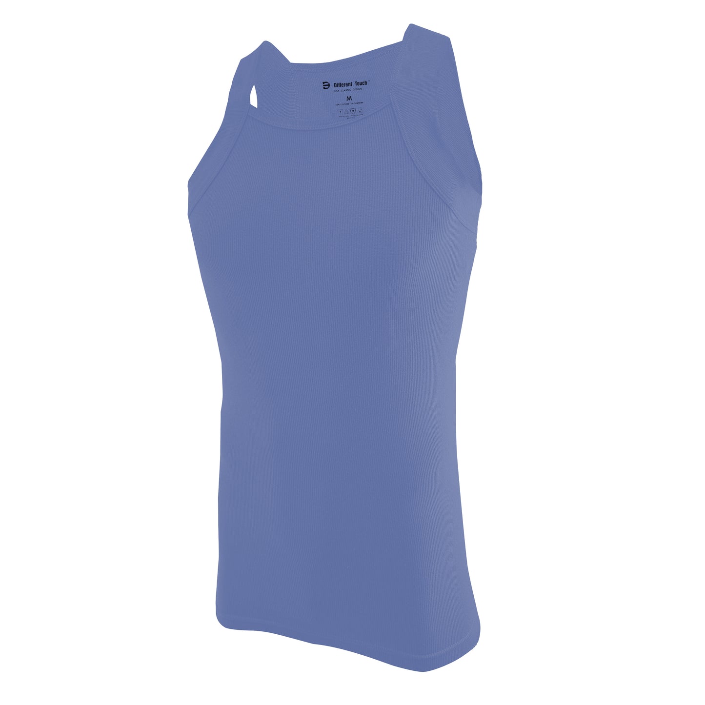 Square Cut G-unit Tank Top| Muscle Rib Basic Color A-Shirts | Men's