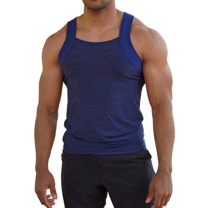 Square Cut G-unit Style Tank Top Navy