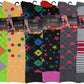 Knee High Socks | Assorted Classic Design | Womens (6 Pairs)