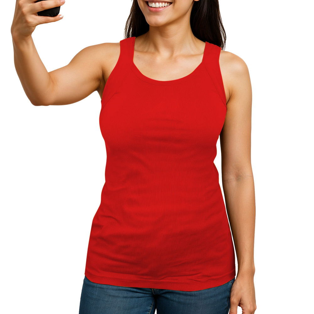 Womens  red tank tops 