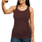  brown tank tops Womens