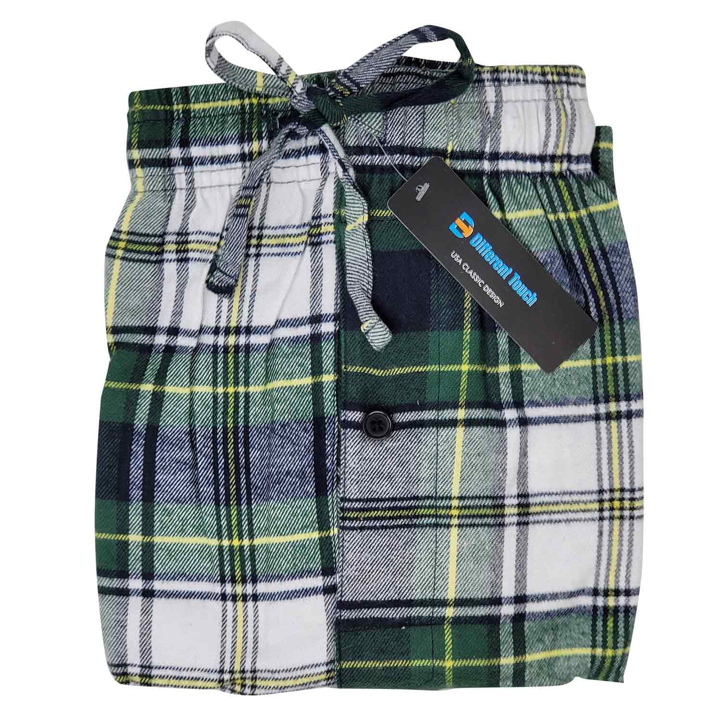 Cotton Lounge Pajama Pants for Men | Plaid S-6XL | Different Touch