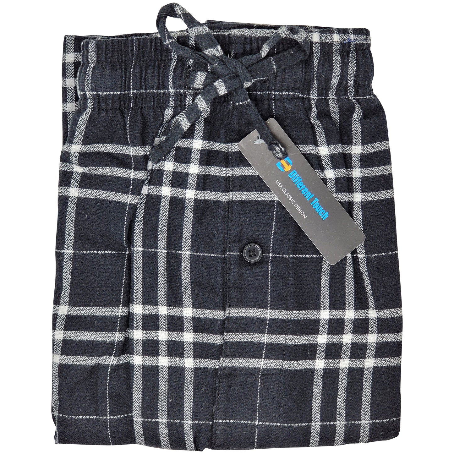Cotton Lounge Pajama Pants for Men | Plaid S-6XL | Different Touch