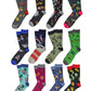 Dress Socks | New Assorted Design | Men's 12 Pairs