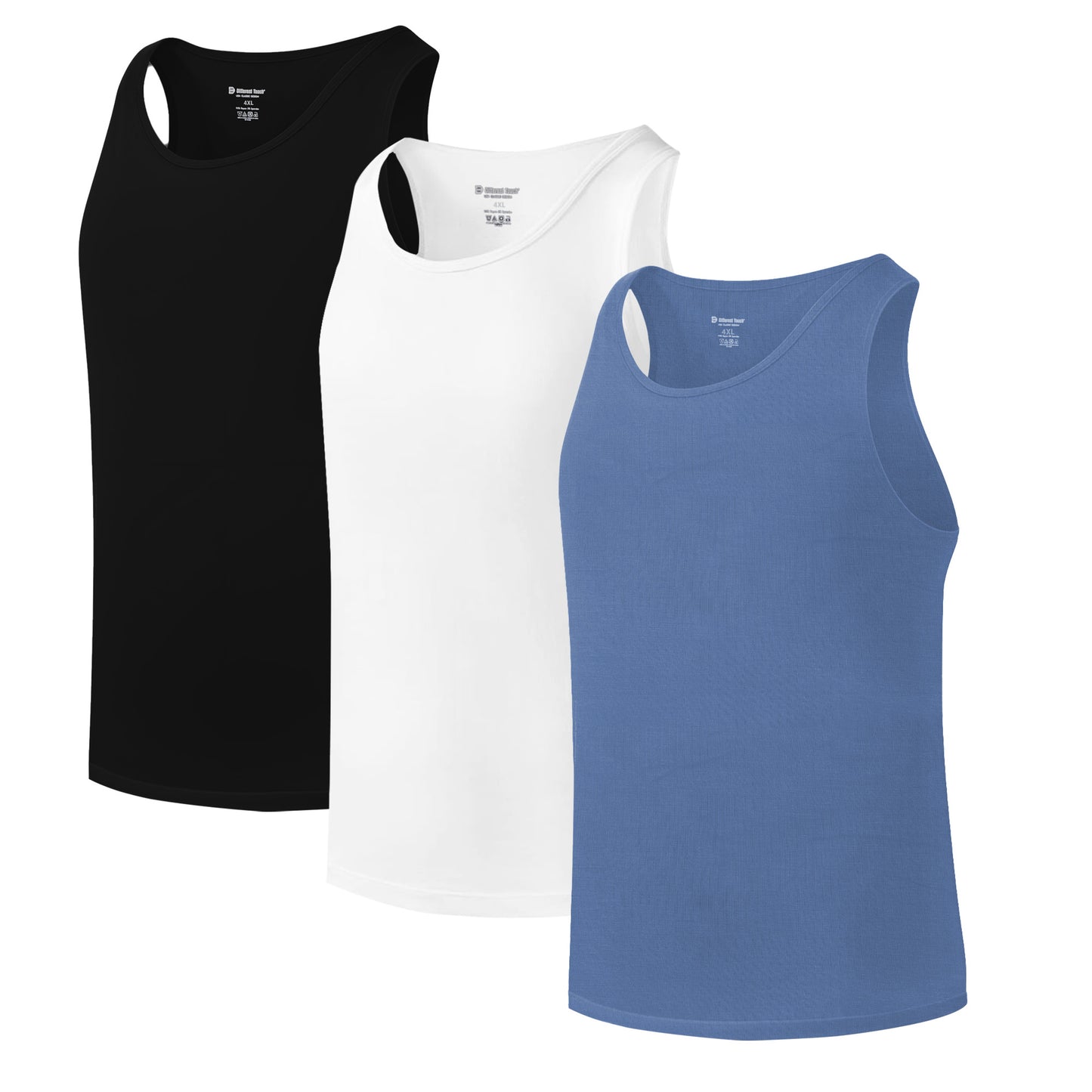 Undershirts Rayon Tank Tops | Bamboo Big & Tall | Men's (3 Pack)
