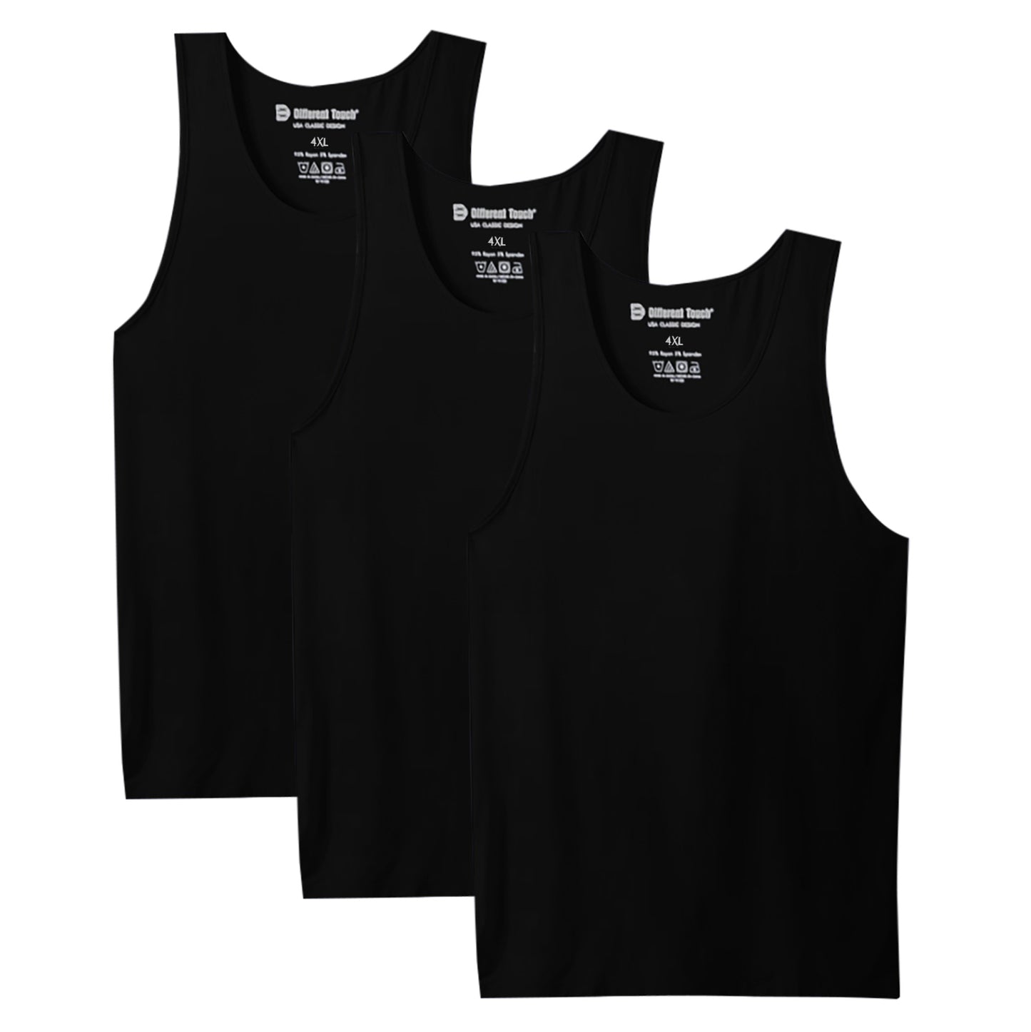 Undershirts Rayon Tank Tops | Bamboo Big & Tall | Men's (3 Pack)