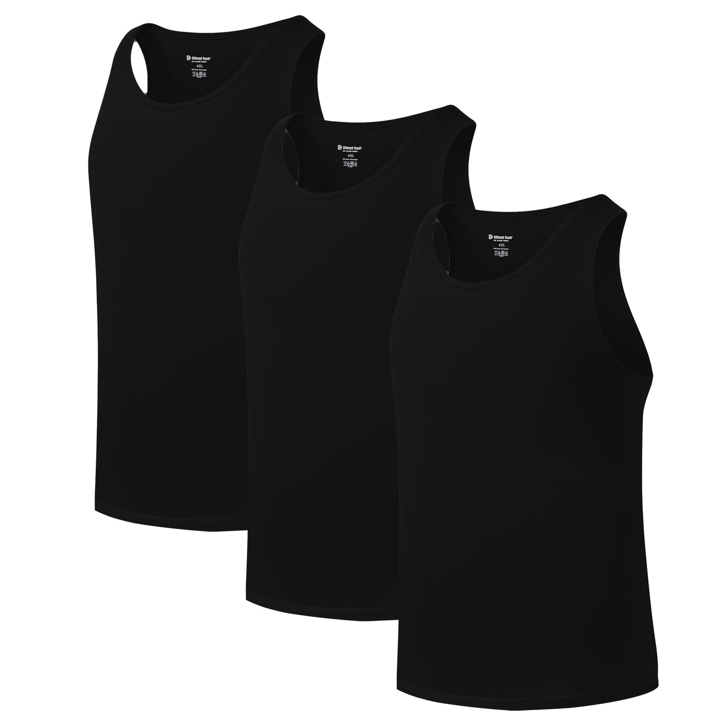 Undershirts Rayon Tank Tops | Bamboo Big & Tall | Men's (3 Pack)