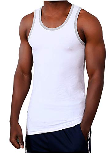 Muscle Tank Top | Gym Sports Workout Cotton Blend | Men's