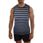Crew Neck Muscle Tank Top | Active Gym Sleeveless | Men’s
