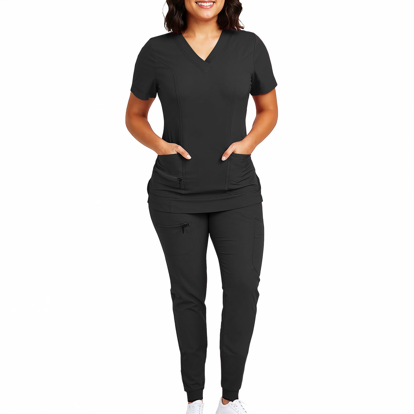Women's Medical Uniform Scrubs set Workwear