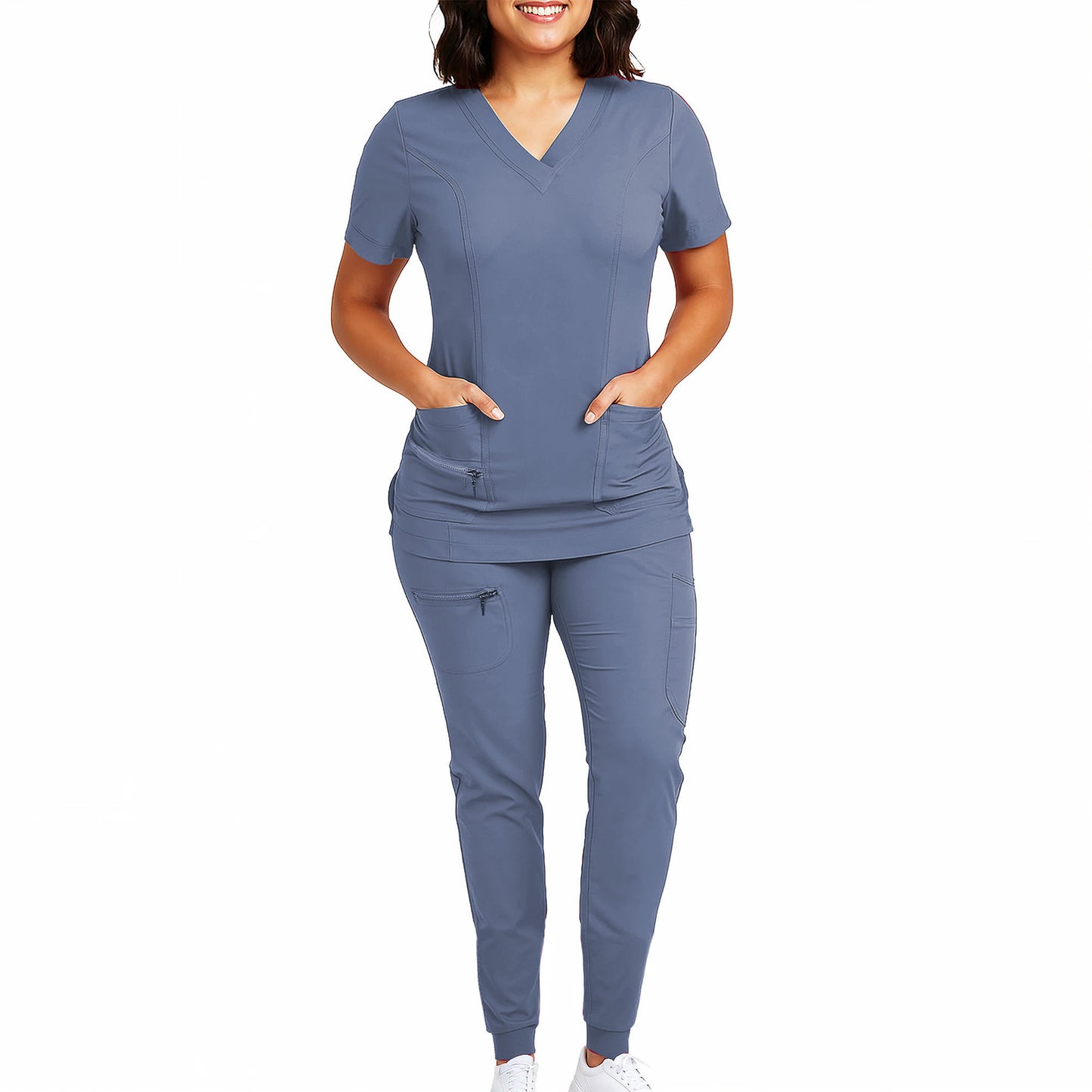 Women's Medical Uniform Scrubs set Workwear