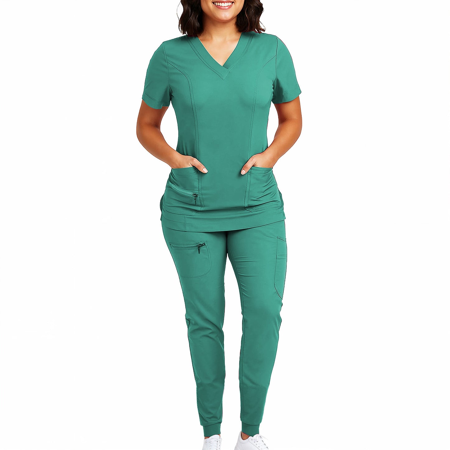 Women's Medical Uniform Scrubs set Workwear
