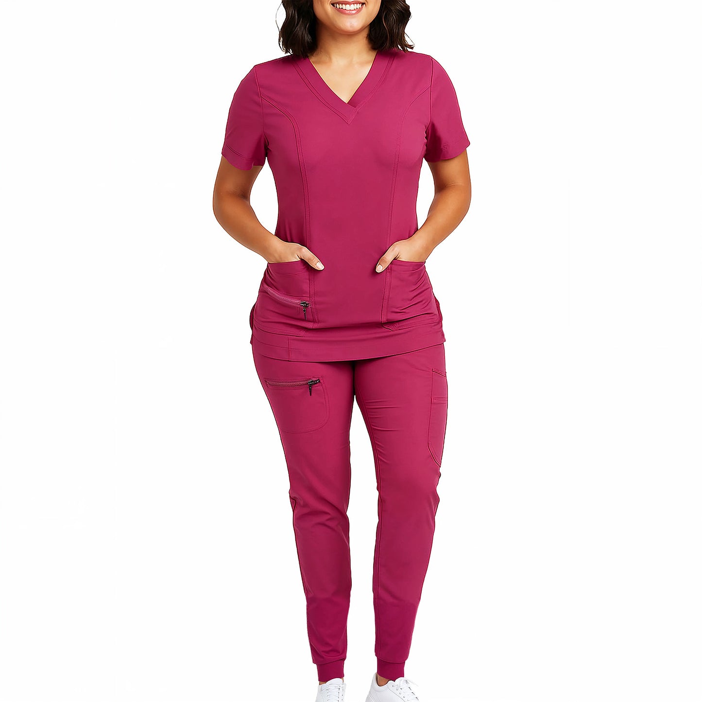 Women's Medical Uniform Scrubs set Workwear