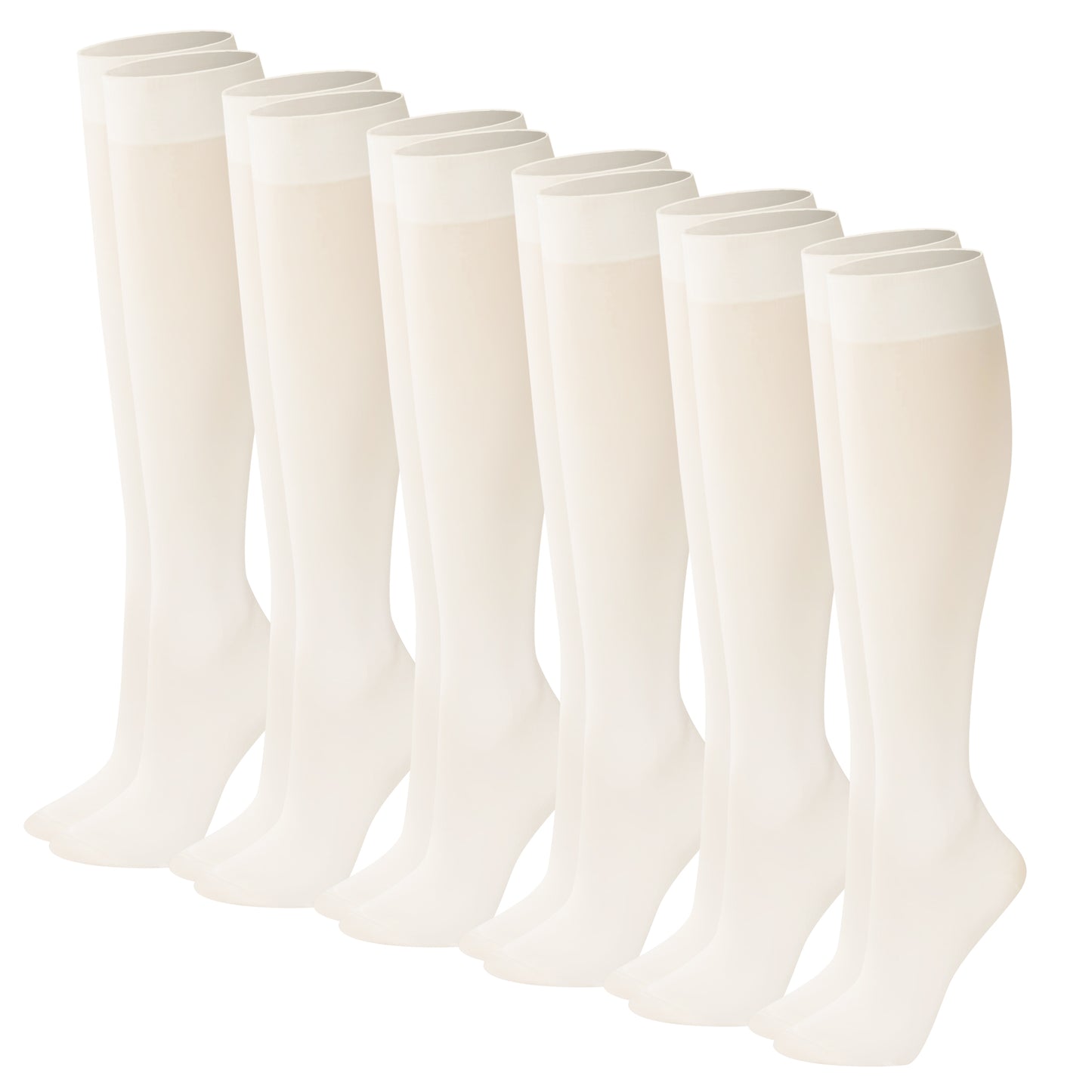 Knee-High Trouser Socks | Opaque Assorted | Sumona Womens (12 Pairs)