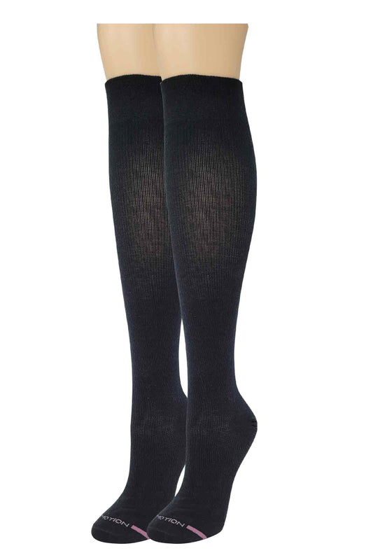 Moderate Everyday Compression Knee-High Socks| Solid one-color| Women's (1 pair)