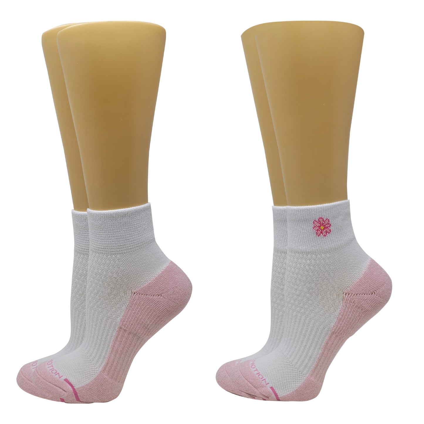 Quarter Compression Socks | Daisy | Dr. Motion (2 Pack)