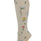 Knee High Compression Socks | Dr. Motion Wildflowers | Women (1 Pair)