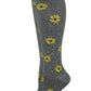 Compression Knee High Socks for women | SUNFLOWERS