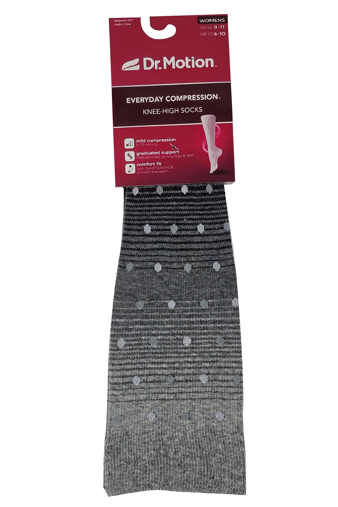 Compression Knee High Socks for women | Dots on ombre