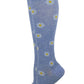 Compression Knee High Socks for women | Daisy Flowers
