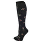 Knee High Compression Socks | Flowers | Women's (1 Pair)