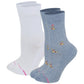 Crew Diabetic Socks | Heart and Cat Half-Cushion | Dr Motion (2 Pack)
