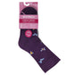 Crew Diabetic Socks | Butterflies Half-Cushion | Dr Motion (2 Pack)