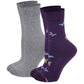 Crew Diabetic Socks | Butterflies Half-Cushion | Dr Motion (2 Pack)